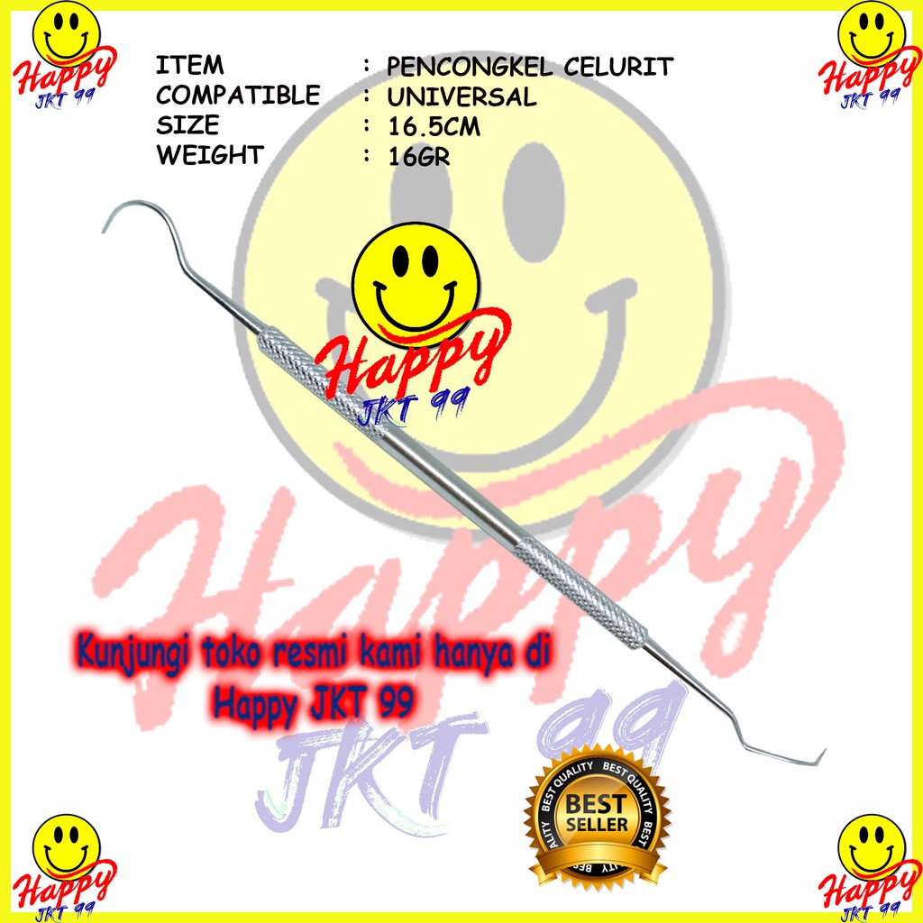 [ HAPPY JKT 99 ] PENCONGKEL PENGCONGKEL CHIPSET IC CERUIT CELURIT ALAT TEKNISI SERVICE STAINLESS STEEL