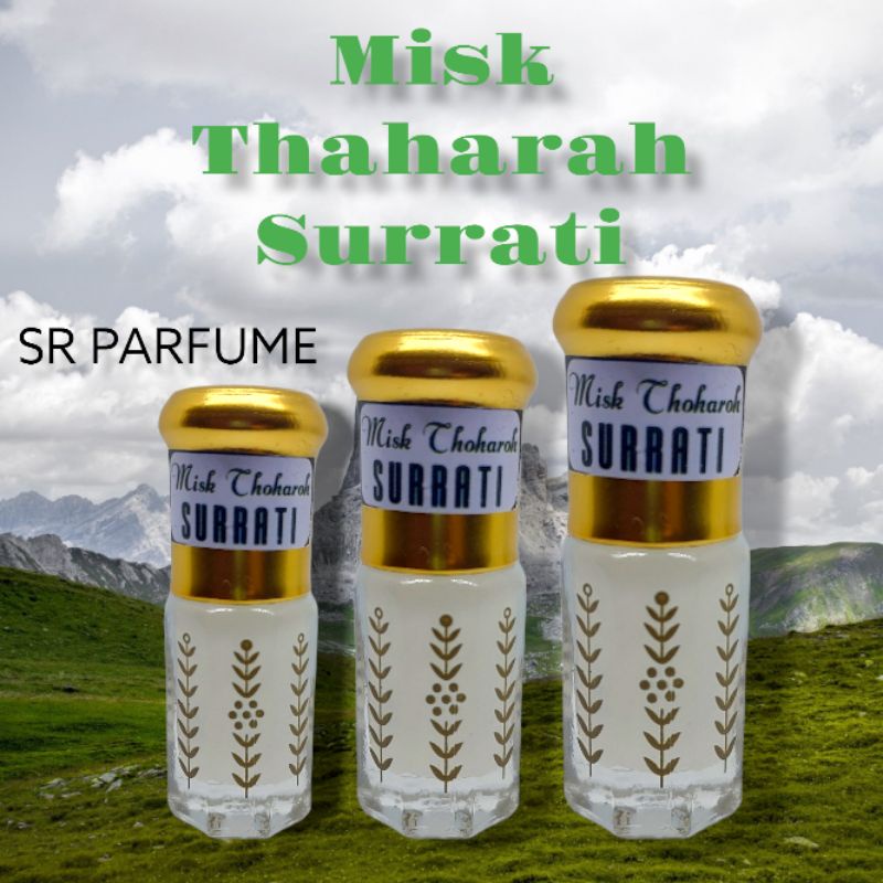 Misk Thahara Musk Al Thahara Original From Surrati Arab Saudi Kemasan 3 ml dan 6 ml 100% Murni Tidak Mengandung Campuran Apapun