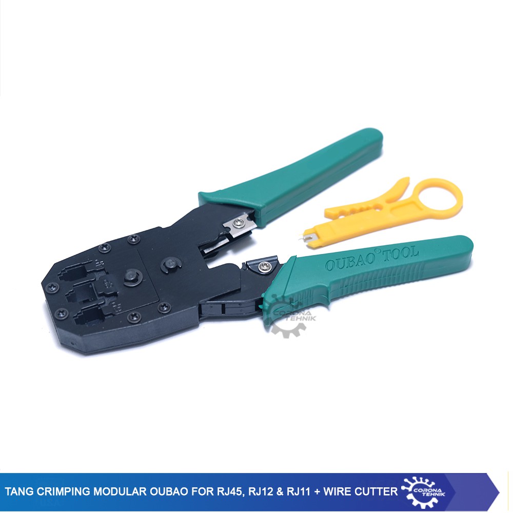 Wire Cutter - Tang Crimping Modular OuBao For RJ45, RJ12 &amp; RJ11