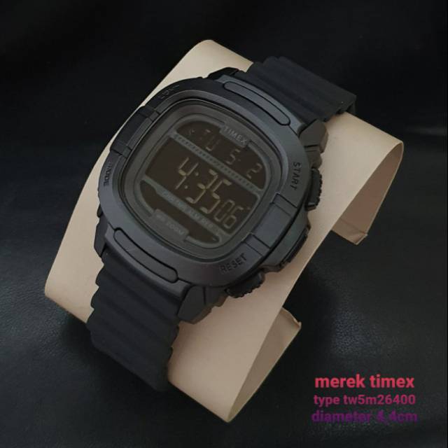 JAM TANGAN PRIA SPORTY TIMEX DIGITAL STRAP TALI RUBBER