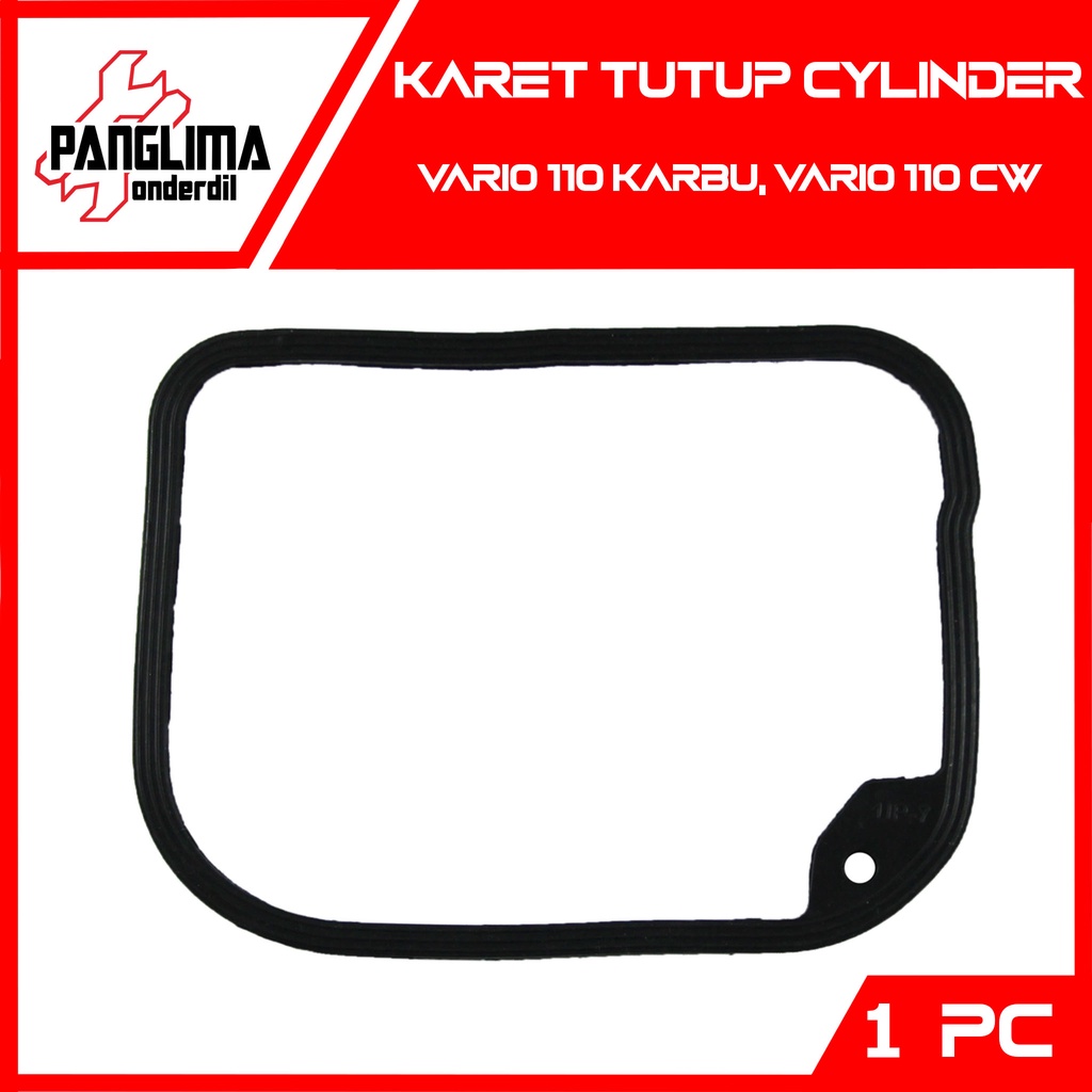 Karet Tutup Cylinder Vario 110-Techno Karbu CBS Seal-Sil Silinder Gasket-Cop Head