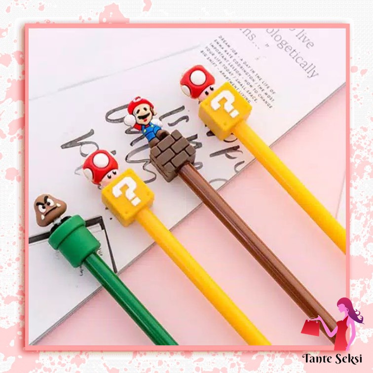 

Pulpen Mario Bross Pulpen Pena Fancy Cair Motif Super Mario Bross Pulpen Supermario