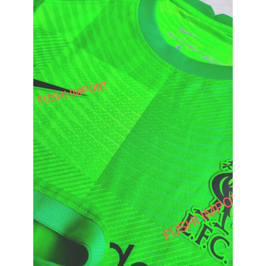 PLAYER ISSUE DRIFIT ADV - JERSEY BOLA LVRPLL GOALKEEPER KIPER HIJAU 2022 VAPORKNIT HQ