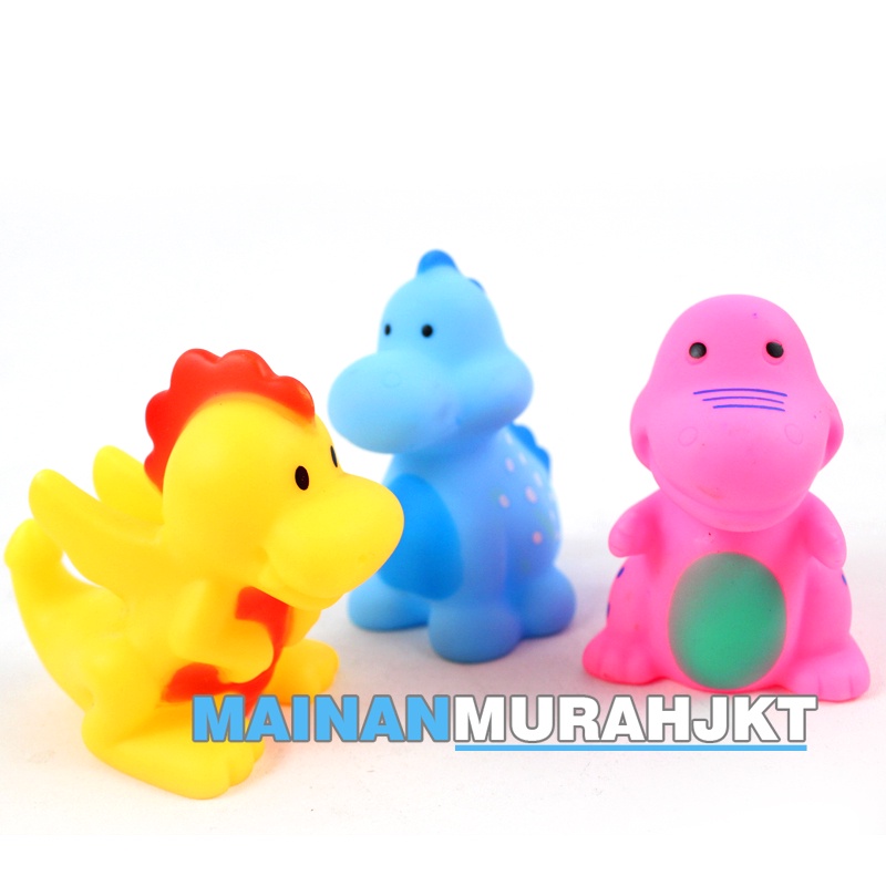 MAINANKEI ANAK MURAH SH303 DINO CIT CIT ISI 3 HAPPY PLAY MAINAN BONEKA MANDI DINO MAINAN BAYI