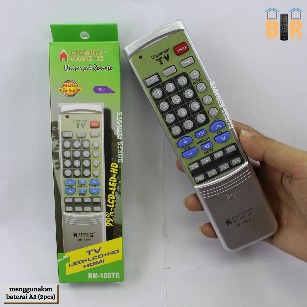 Remot Remote Tv Multi Universal Tabung Chunghe type 106 Ecer dan Grosir