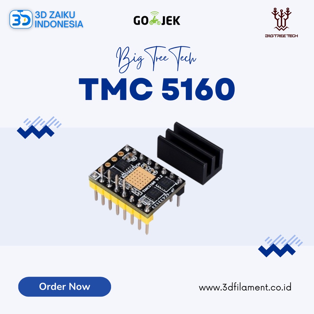 Original BigTreeTech TMC 5160 V1.3 Silent Stepper Motor Driver