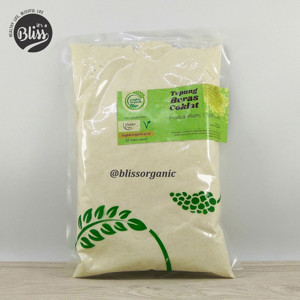 

Tepung Beras Coklat Alami Gluten Free (500 gram)
