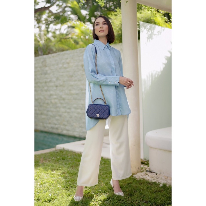 Benang Jarum All Over Printed Shirt size M NEW