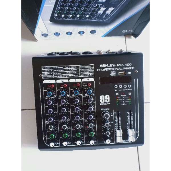 Mixer Ashley Mix-400 USB BLUTUT