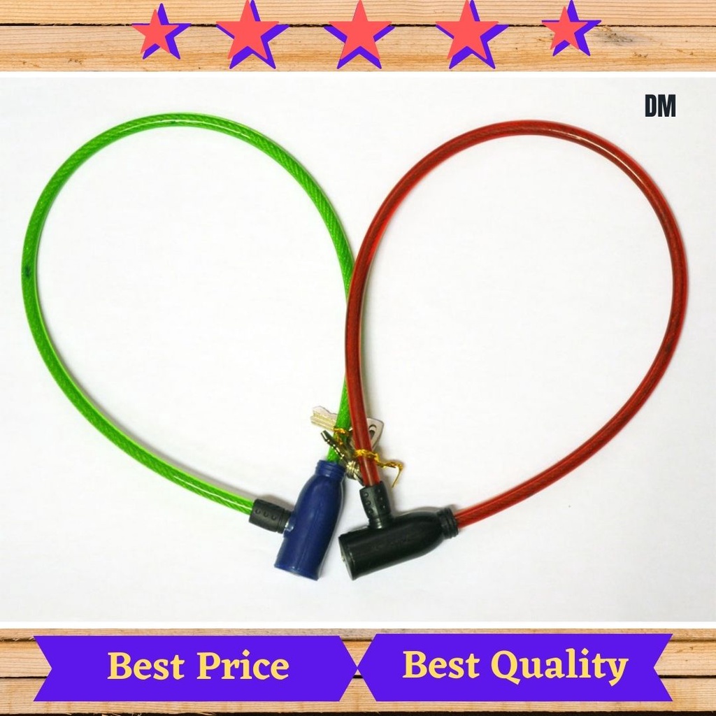 Kunci Gembok Sepeda / Tali Kunci Sepeda 65 cm - Gembok Helm