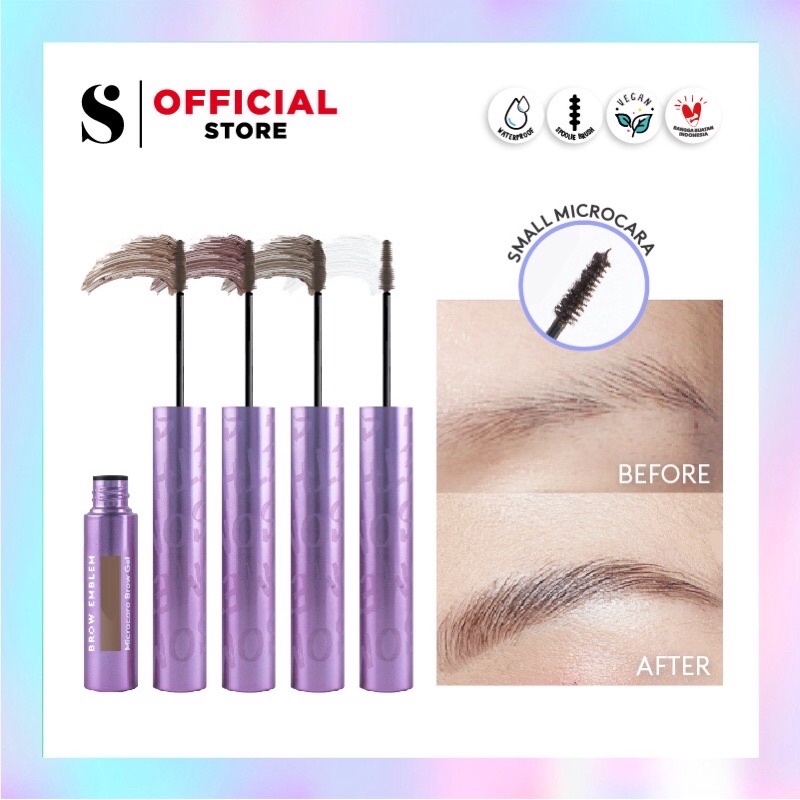 Somethinc Brow Emblem Microcara Brow Gel Waterproof