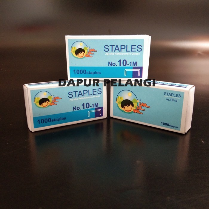 

Isi Staples/Isi Stapler/Isi Staples No.10/Isi Staples Walalaa 20box