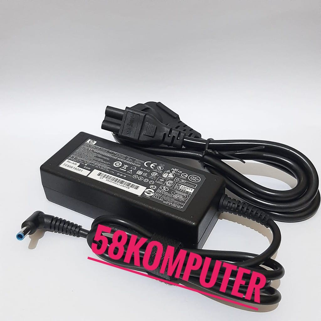 Adaptor Charger Casan Laptop Hp Tpn-C116 C112 F113 C125 C117 Q129 Q130 Q117 Q118 Q132 Q140 Q159 19.5v 3.33a 65w 4.5*3.0mm