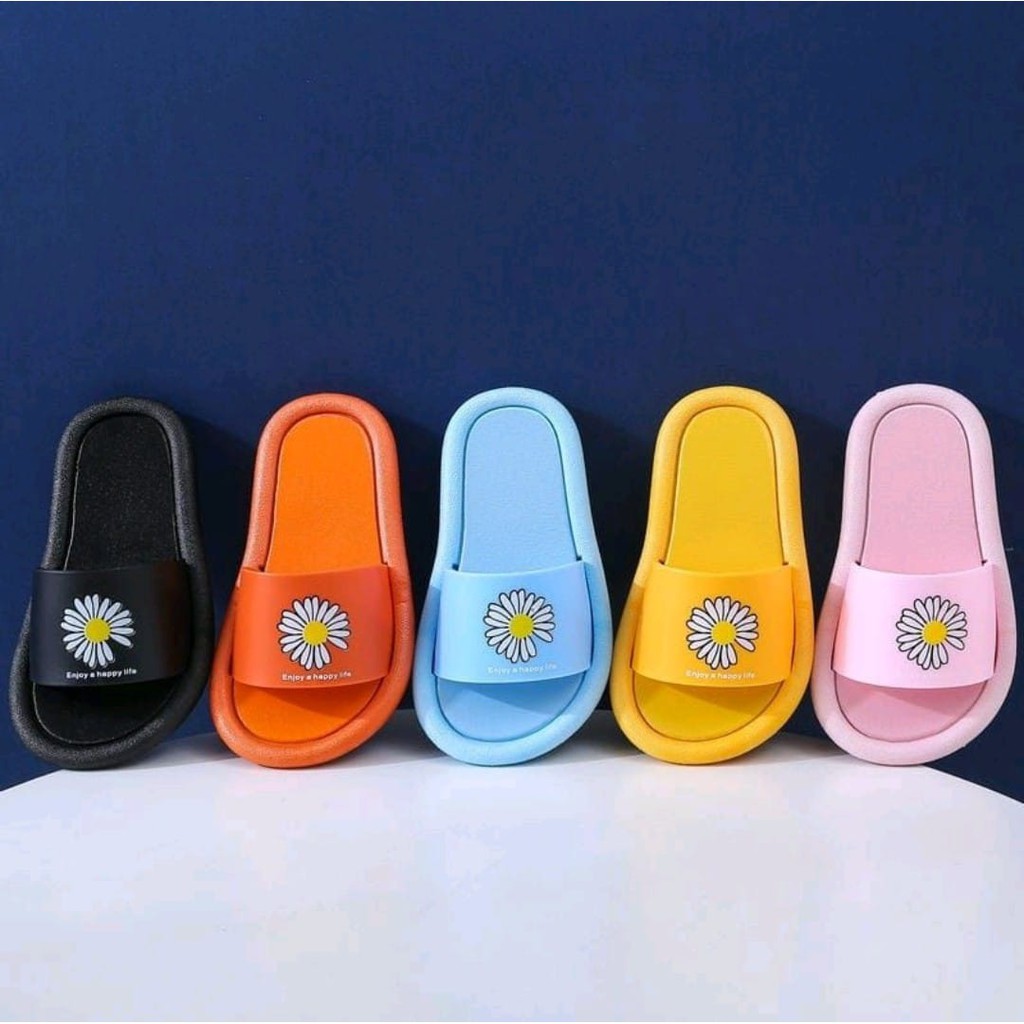 SANDAL BABY SLOP TERMURAH_SANDAL SLOP BUNGA LUCU