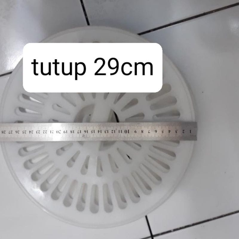 TUTUP PENGERING , 29CM , BULAT  MESIN CUCI 2 TABUNG / SPINER CUP