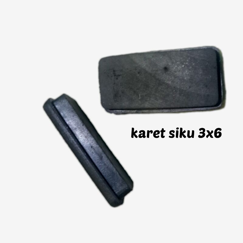 karet hollow padat 3x6 pengaman besi hollow pelindung kaki furniture