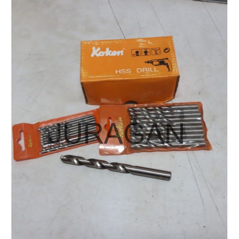 mata bor besi 10 mm - mata bor hss - matabor - mata bor 10mm