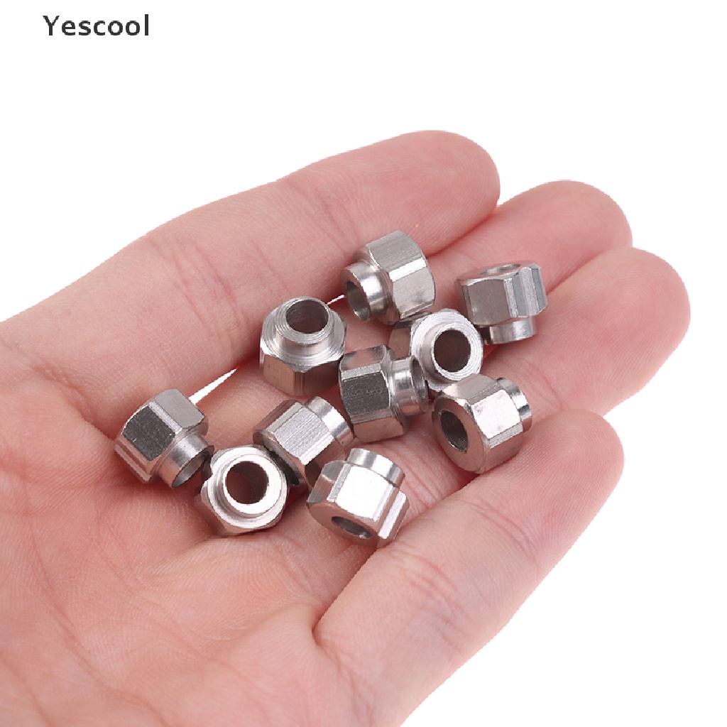 Yescool 10pcs Mur Eksentrik V-Slot Rail Roda V 6mm Untuk Aksesoris Printer 3D