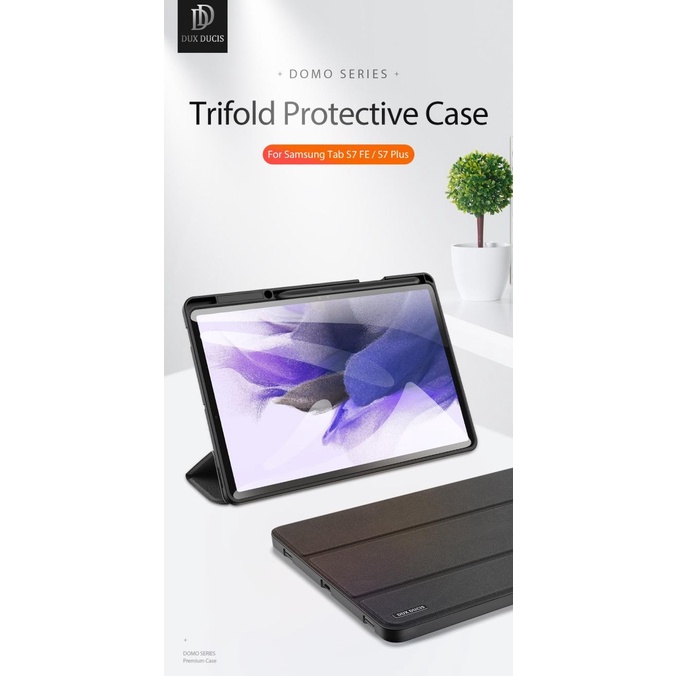 Case Samsung Tab S7 FE - Dux Ducis DOMO Premium Smartcase