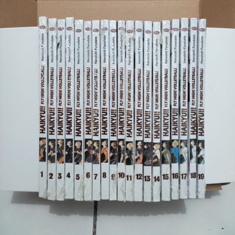KOMIK HAIKYUU SET 1-19 SEGEL LENGKAP