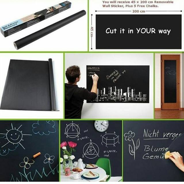 

Black Board Sticker - 45 cm x 2 m