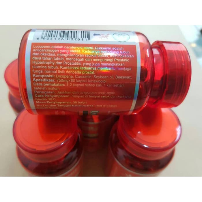 DISKON -  OBAT PROSTAT/KENCING TIDAK LANCAR/KANKER/LYCOPENE SOFTGEL GREEN WORLD
