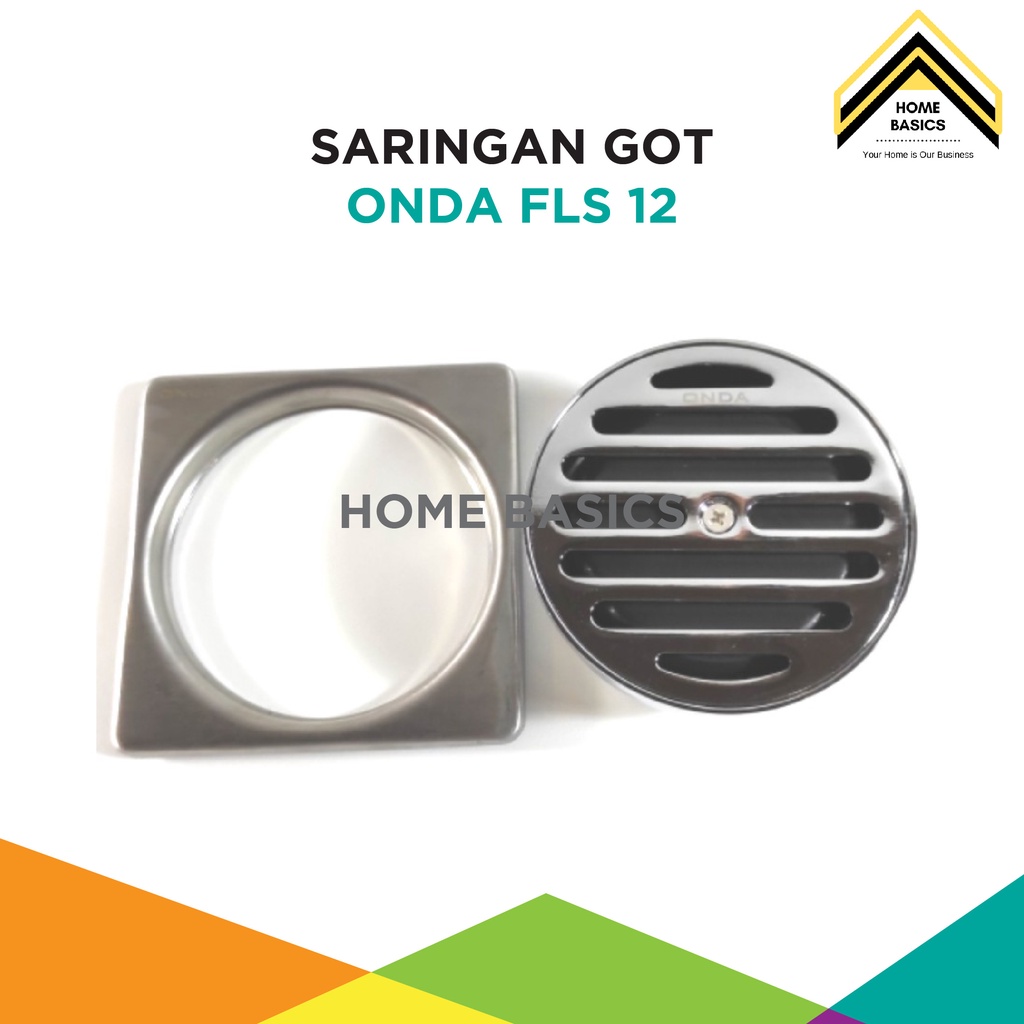 Saringan Got Onda FLS 12 / Saringan Air Kamar Mandi / Floor Drain