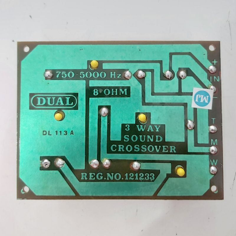Kit Crossover Pasif 3 Way DUAL DL-113A Cross over Pembagi Suara