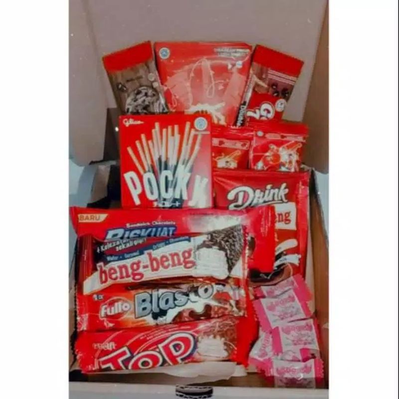 

SNACK BOX RED 1 // SNACKBOX // GIFT BOX