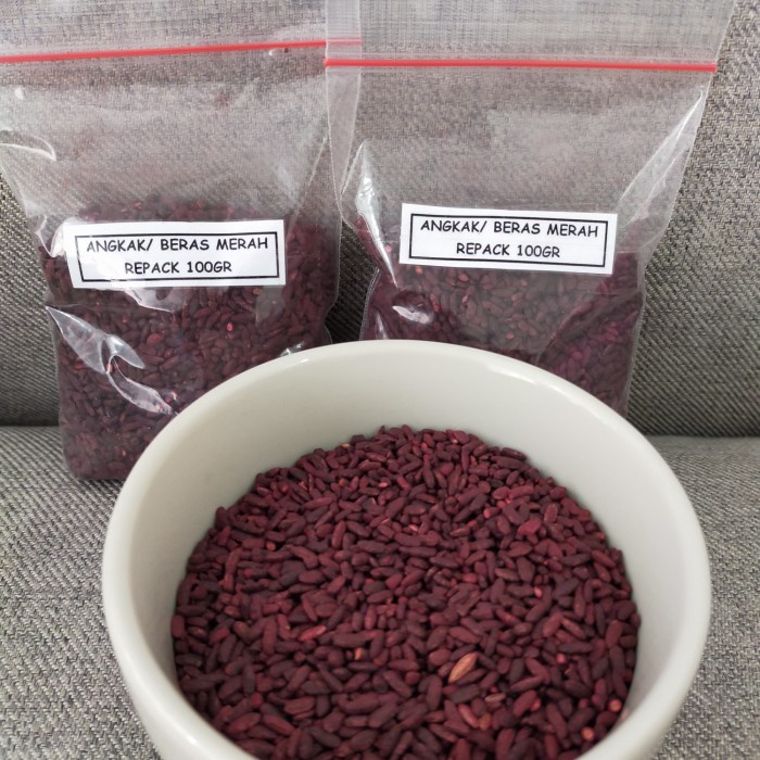 

gr20111r Angkak/Beras Merah Repack 100 Gram Sv012Ss