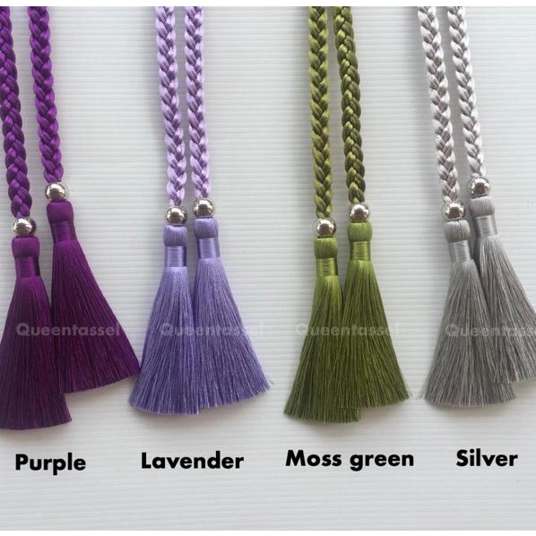 Belt tassel, sabuk tassel, sabuk simpel tali kepang dan rumbai panjang 2 m "SAG.01Jl22υ"