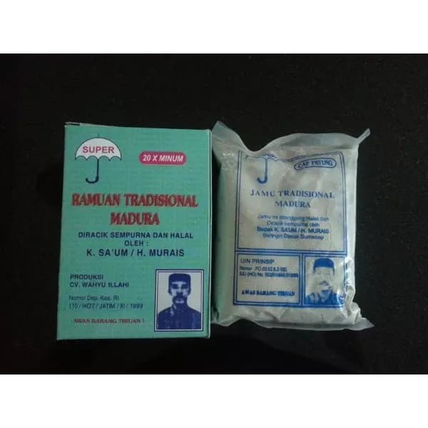 JAMU TRADISIONAL MADURA K SAUM H. MURAIS CAP PAYUNG SUPER - ju1646