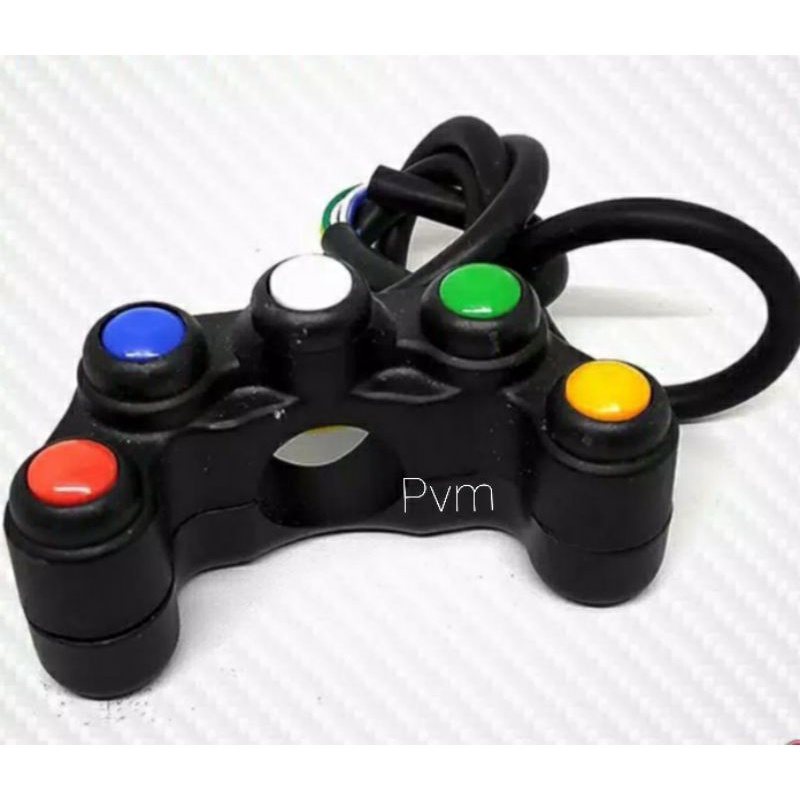 Saklar Variasi Motor 5 Tombol Saklar Model Ducati / Saklar Stang Motor 5 Tombol Variasi Semua motor