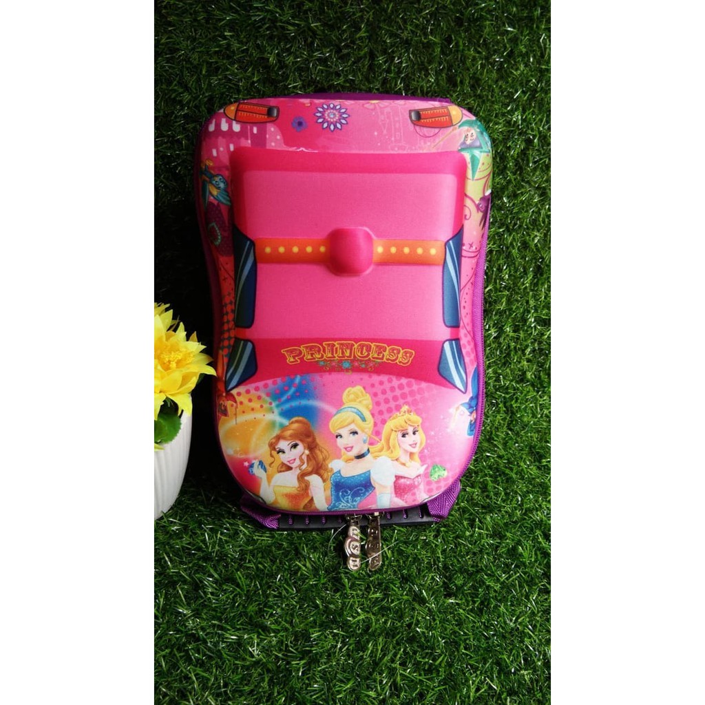 Tas Ransel bekal Anak Sekolah Hardacase Timbul - Princess-