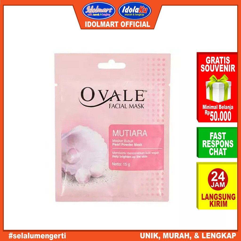 IDOLAKU OVALE Pearl Face Powder Mask 15 g