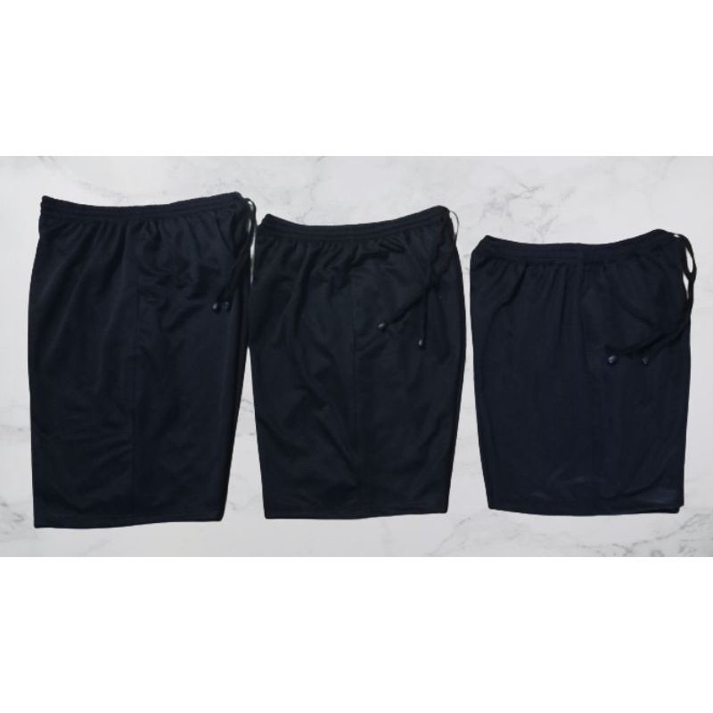 kolor pendek hitam polos,kolor boxer polos.