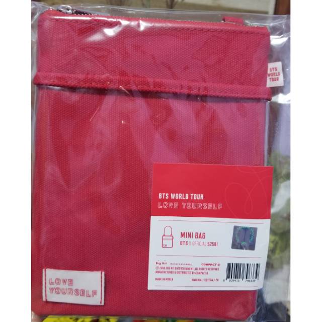 BTS Love Yourself Tour Official Mini Bag