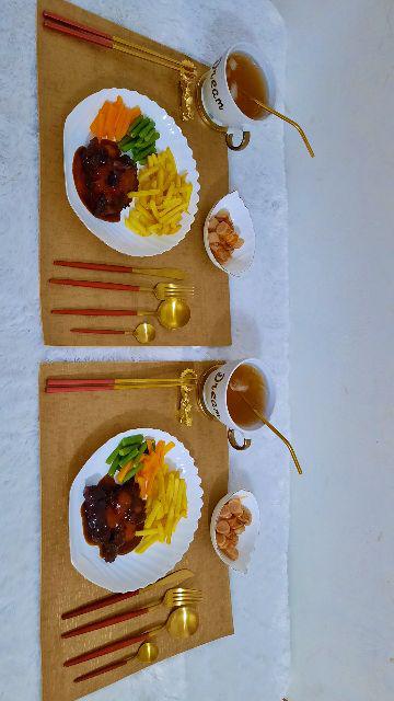 European Gold Dinnerware Sendok Garpu Mewah Untuk Props Foto