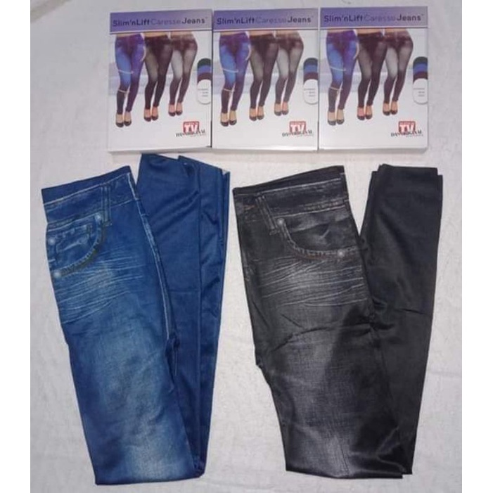 LEGGING IMPORT MOTIF JEANS / LEGGING WANITA JEANS KEKINIAN ALL SIZE / Legging wanita motif jeans Hit