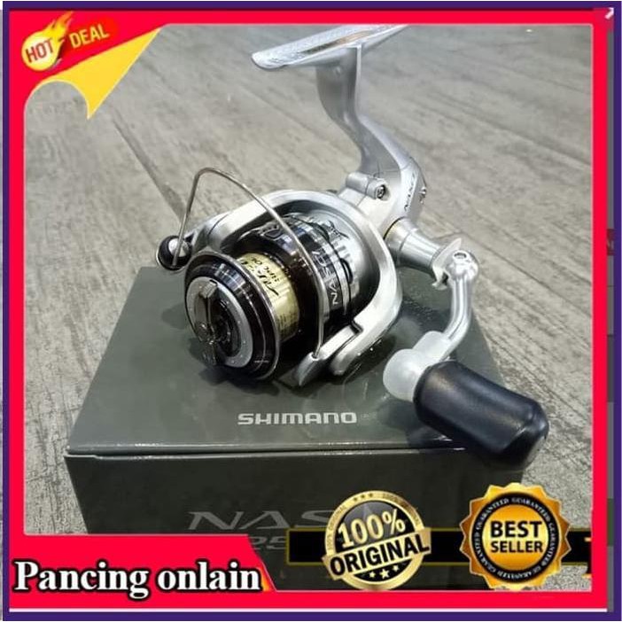 [ Fishing ] Reel shimano / Reel pancing / Reel Pancing Shimano Nasci 2500 4+1 bb Pancing / Mancing