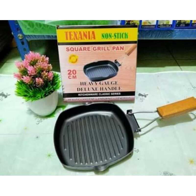 Panggangan Mini Texania Square Grill Pan 20 Cm