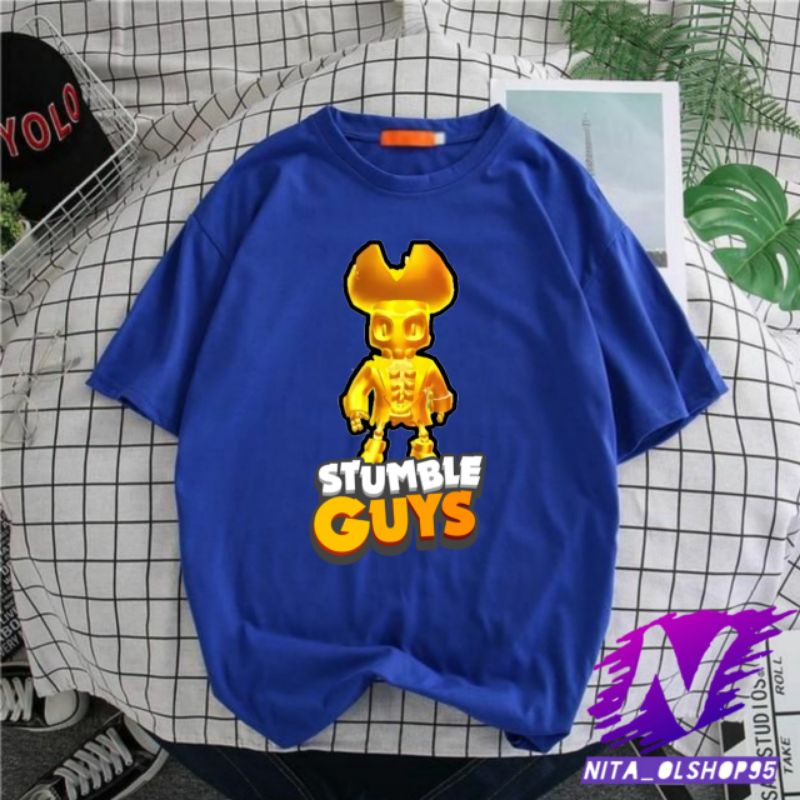 kaos stumble guys baju stumble guys karakter kaos anak viral stumble guys