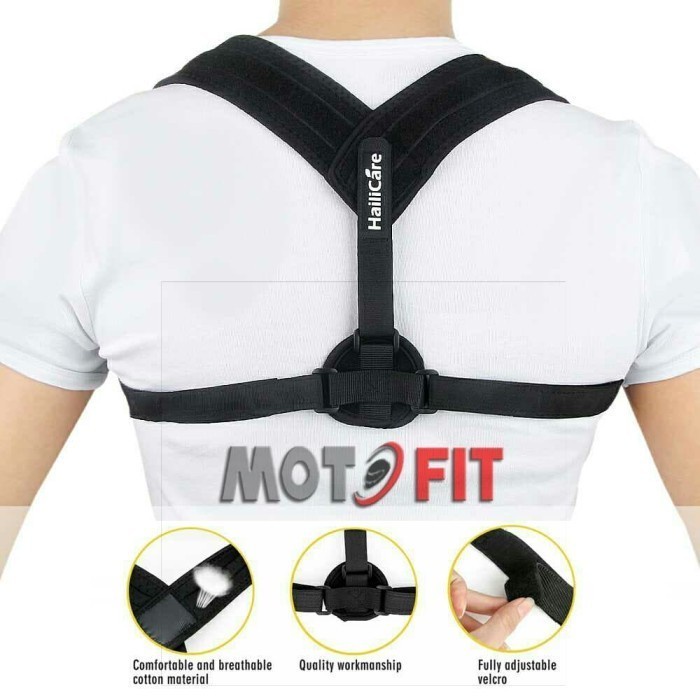 BERKUALITAS HAILICARE Back Posture Corrector Penyangga Punggung Penegak Punggung