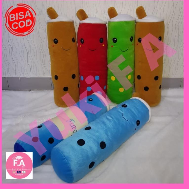 [PRODUK KMNKR] Guling Buble Dring BOBA 55 CM  / Guling Boba / Boneka Boba / Boneka Guling Boba / Ban