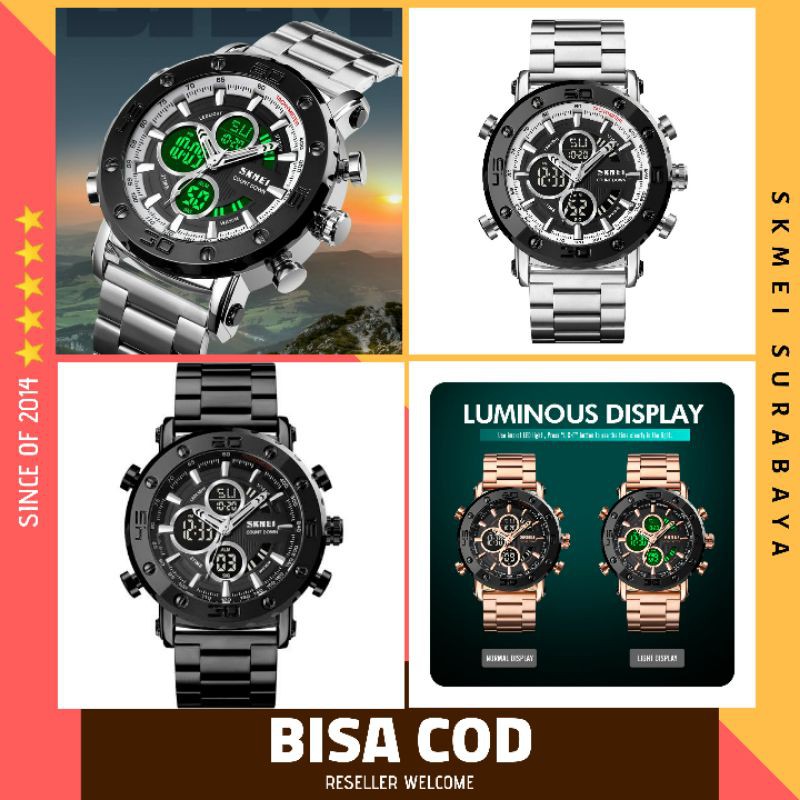 SKMEI 1636 JAM TANGAN PRIA ANTI AIR ORIGINAL
