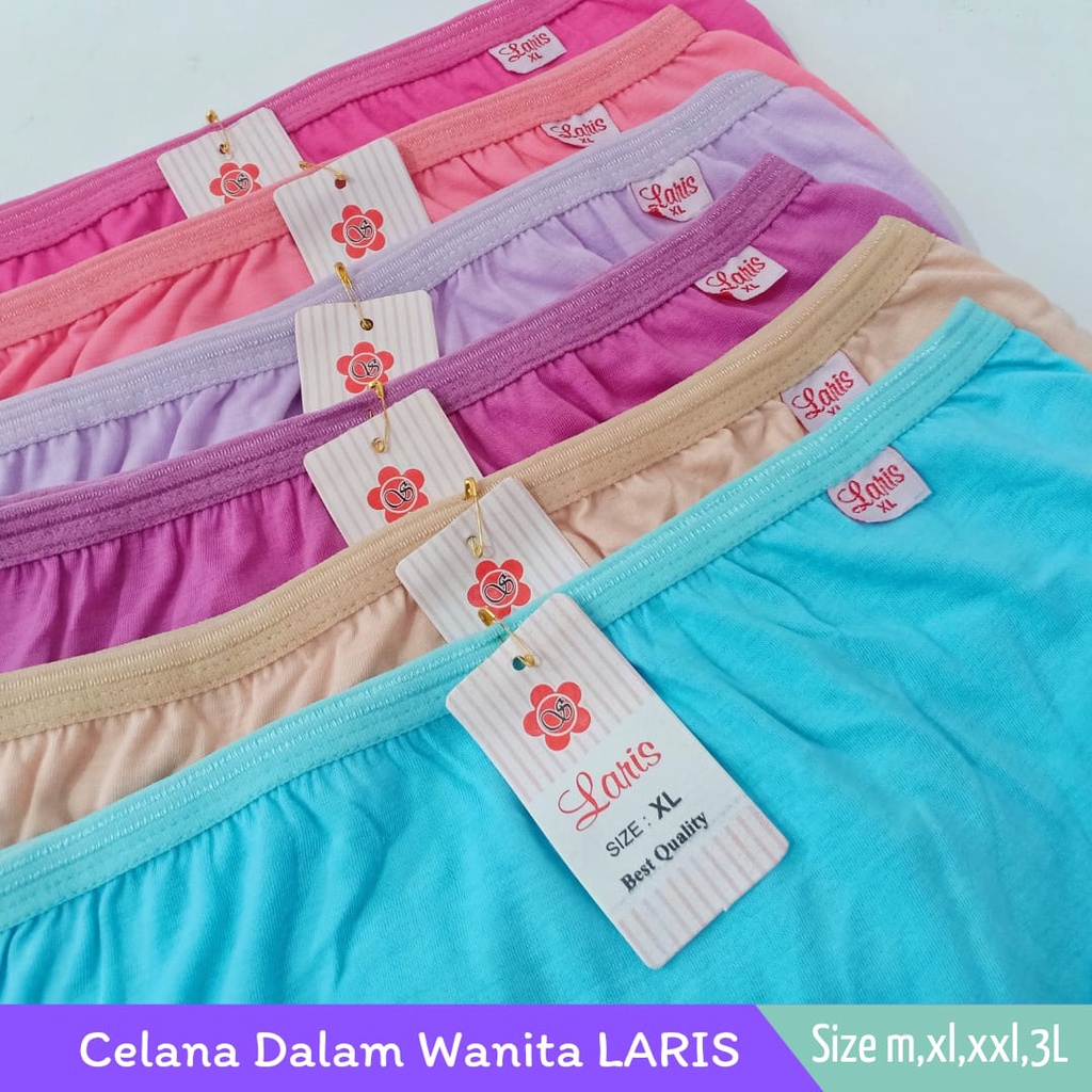 CD Celana Dalam Wanita Perempuan Dewasa Polos/Undies Cewek Esse Ukuran Jumbo M L XL XXL XXXL Nyaman Dipakai | Bisa Cod