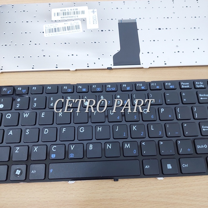 Keyboard Laptop Asus A42j K42 K42D K42J K42F X44 X44H A42 Frame- BERGARANSI