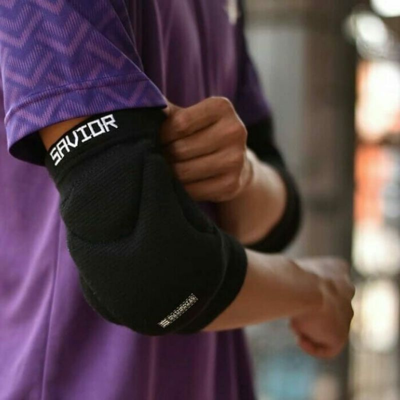 Jual Elbow Pad Futsal Elbowpad Savior Light Hitam / Deker Tangan