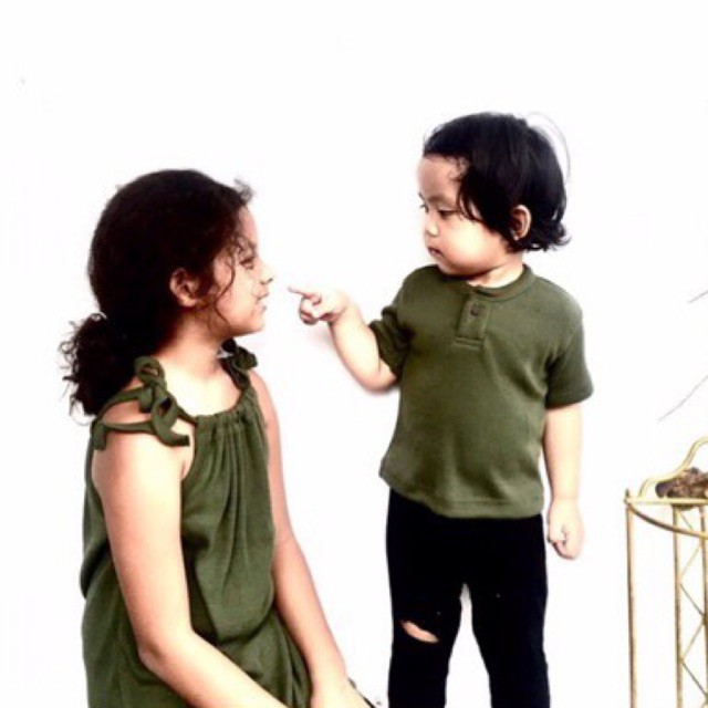 kaos rib anak / kaos rib tee