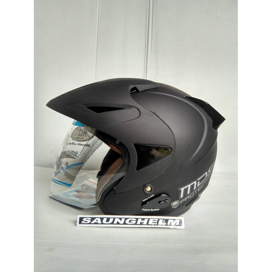 Untuk Anda HELM MDS PROTECTOR SOLID BLACK DOFF